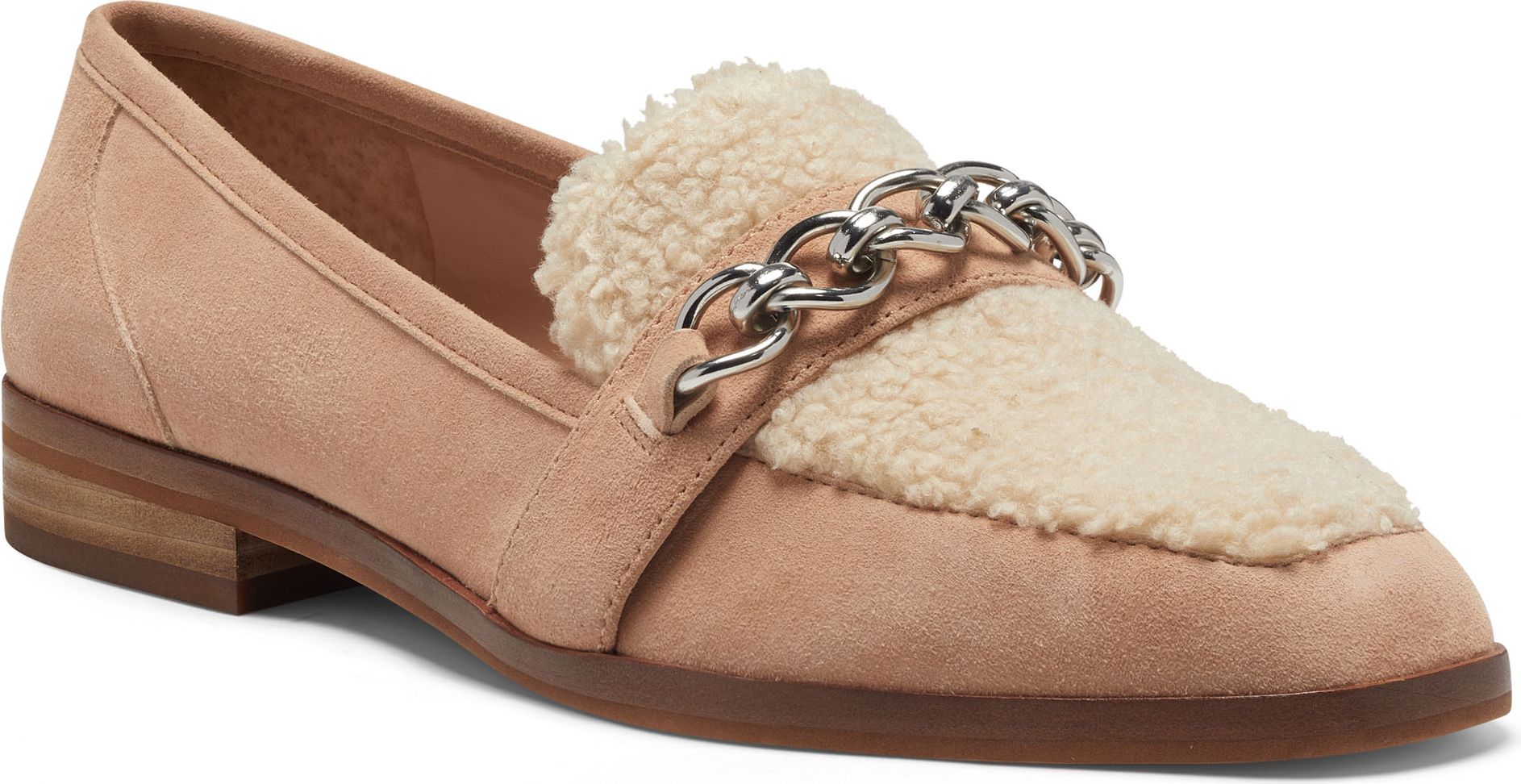 Breenan Shearling Natural/Skinny Latte