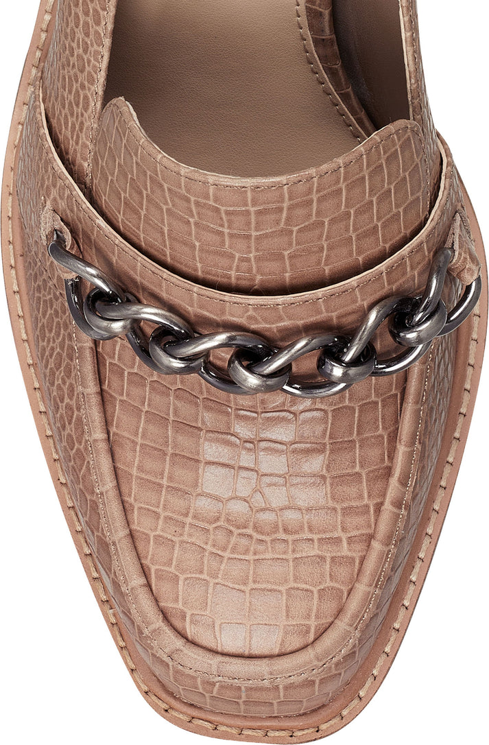 Vince Camuto Shoes Cedeen Tiny Crocodile Truffle Taupe