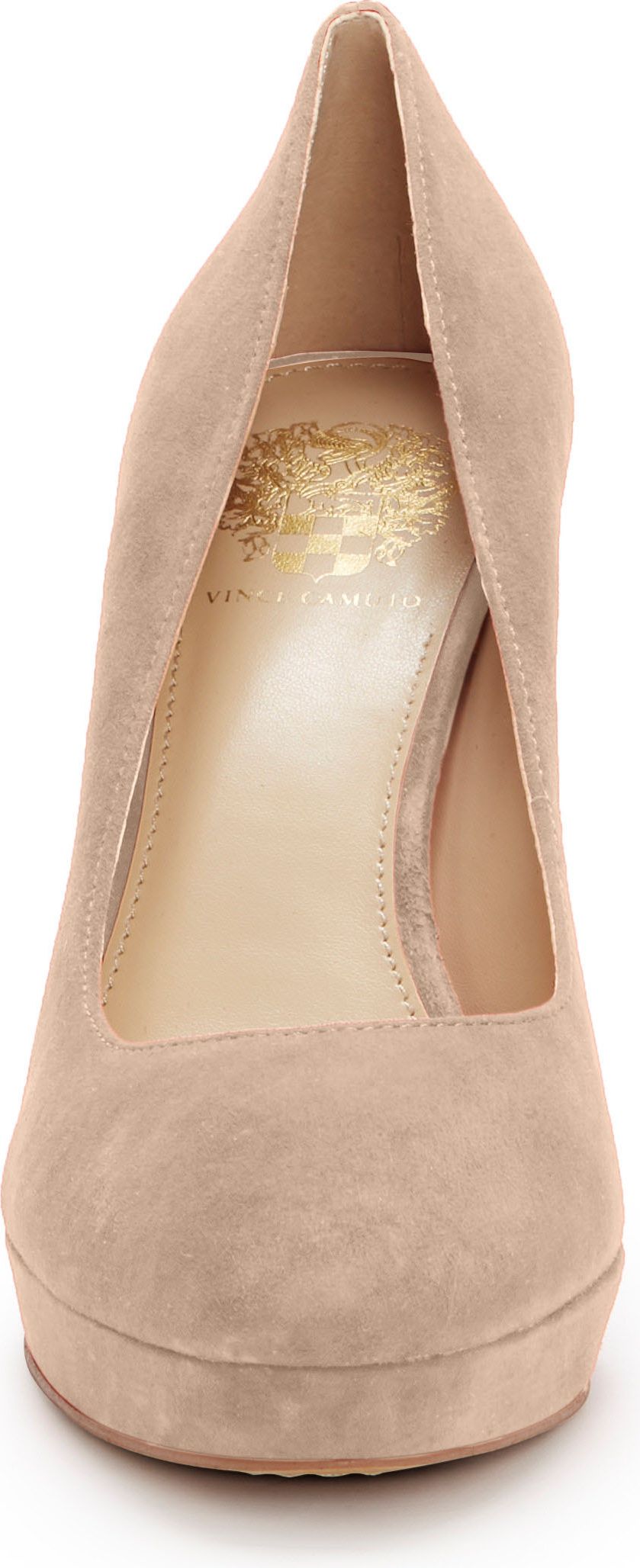 Vince Camuto Shoes Halria True Suede Truffle Taupe