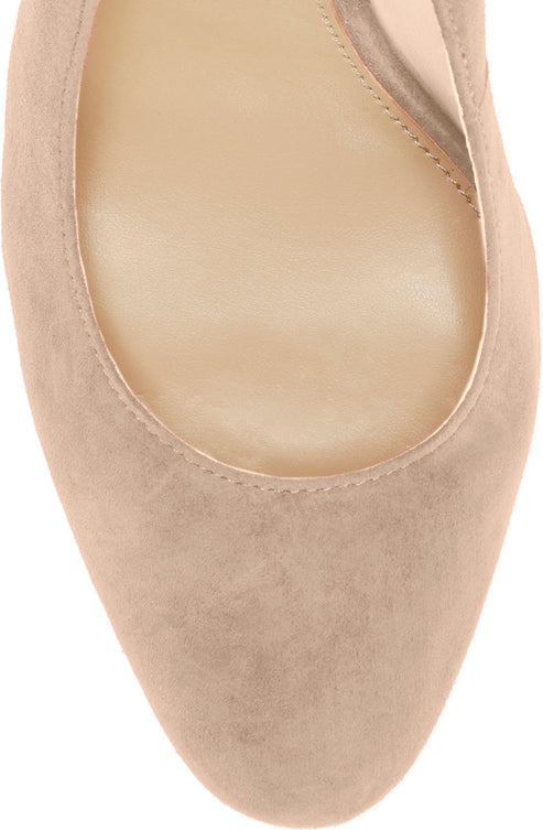 Vince Camuto Shoes Halria True Suede Truffle Taupe