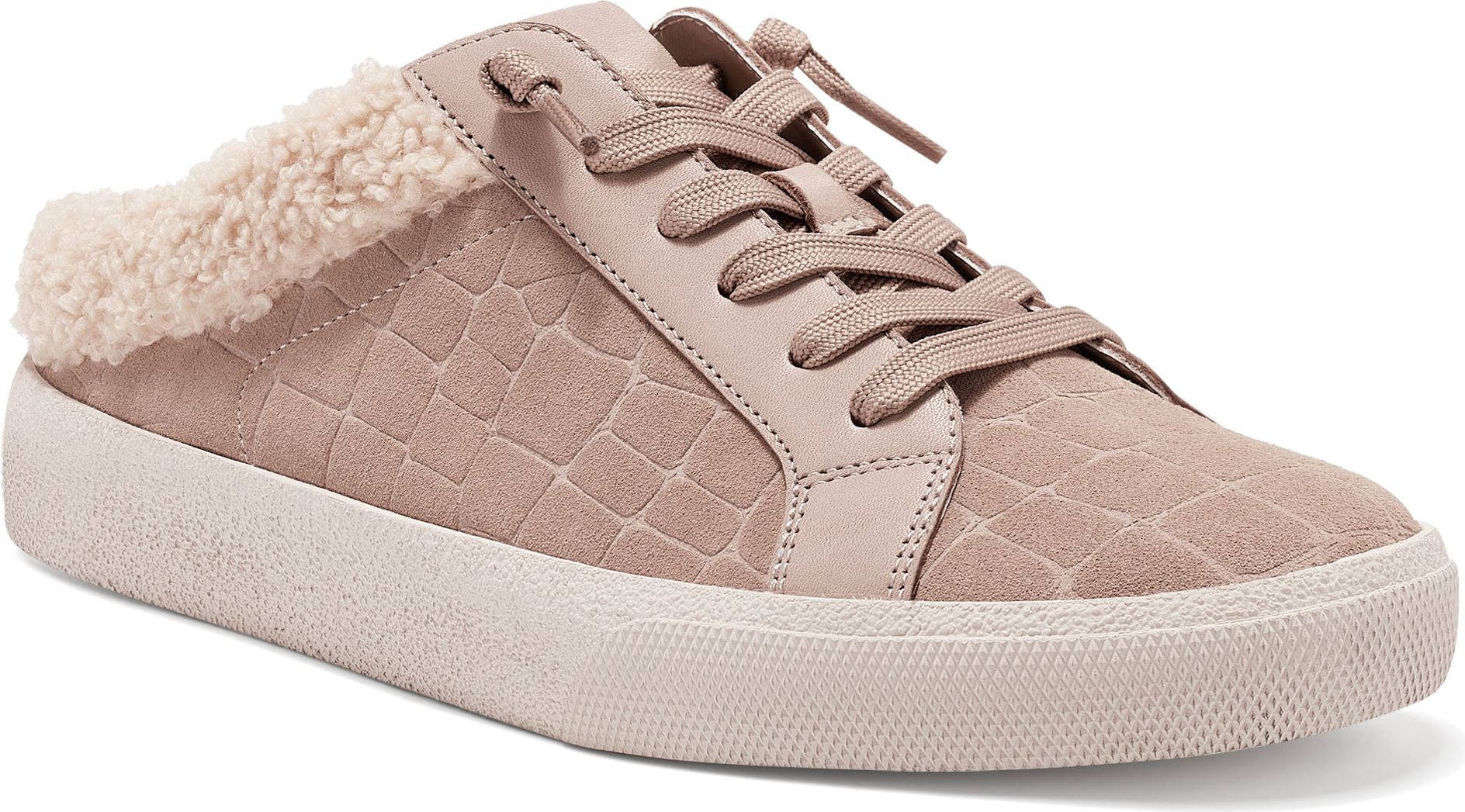 Madrista Suede Crocodile Truffle