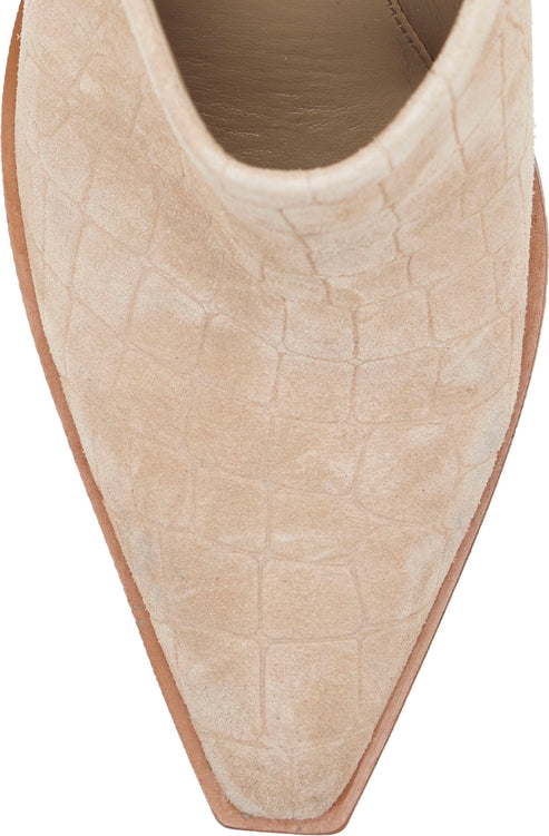 Vince Camuto Shoes Weeren Suede Crocodile Tortilla