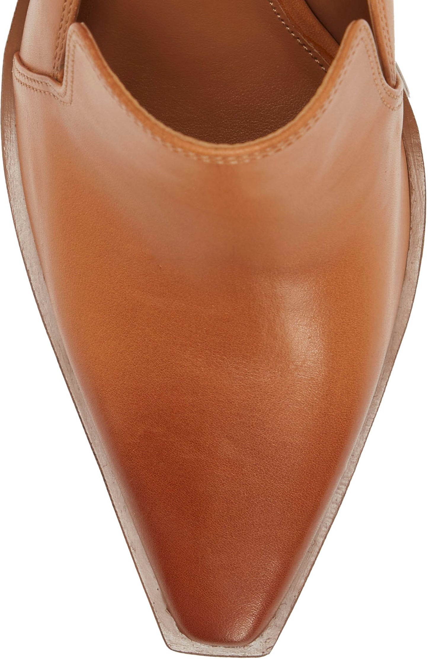 Vince Camuto Shoes Wevenly Burnished Leather Light Cognac