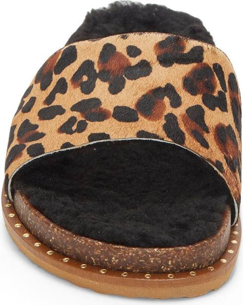 Vince Camuto Slippers Kanadial Leopard Summer Natural