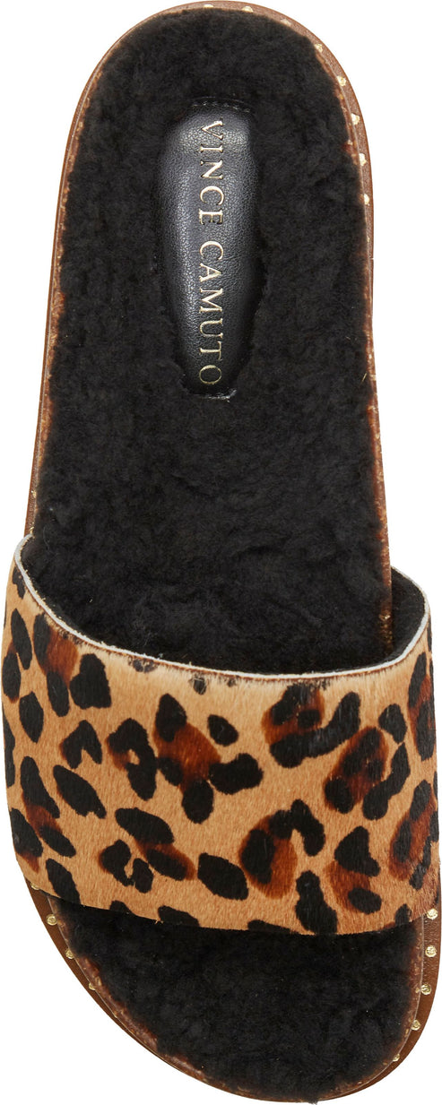 Vince Camuto Slippers Kanadial Leopard Summer Natural