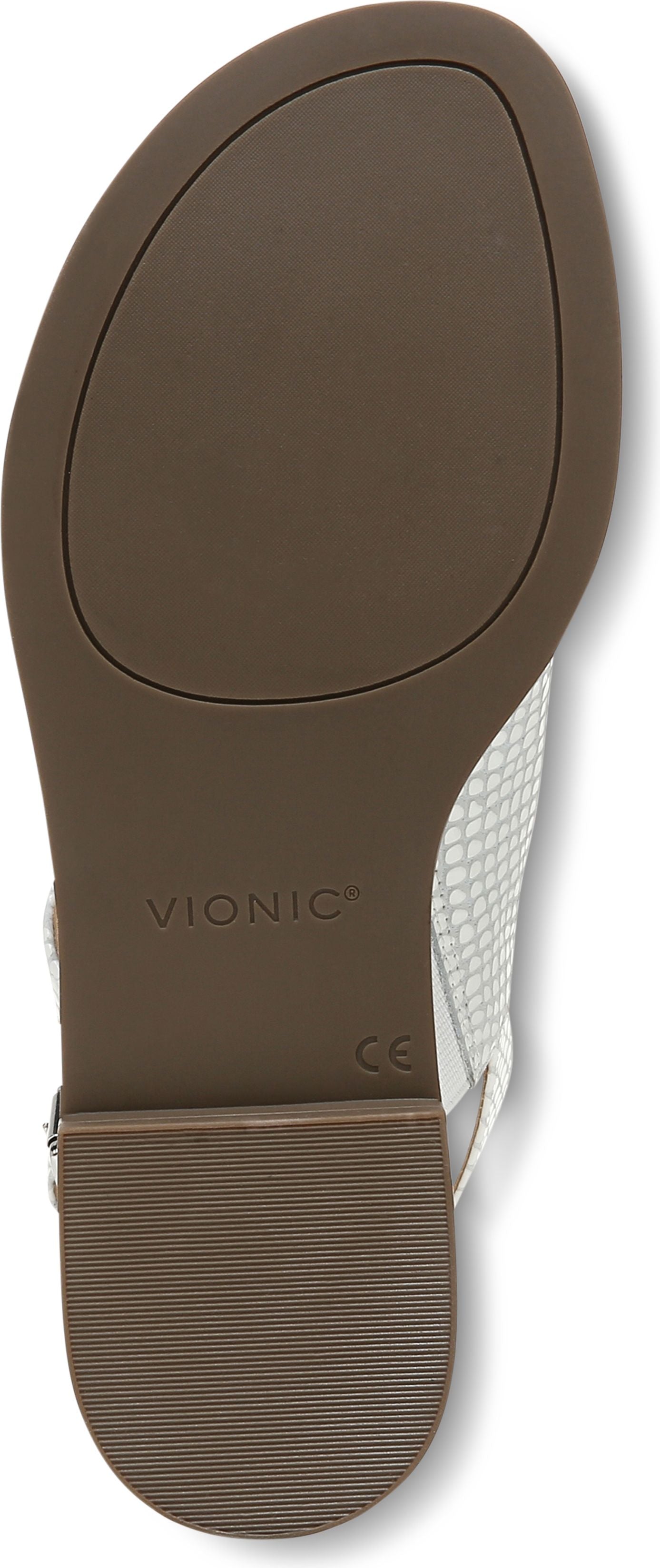 Vionic Sandals Citrine Ella Lizard White