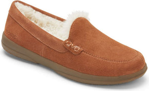 Vionic Slippers Cedar Lynez Toffee Suede