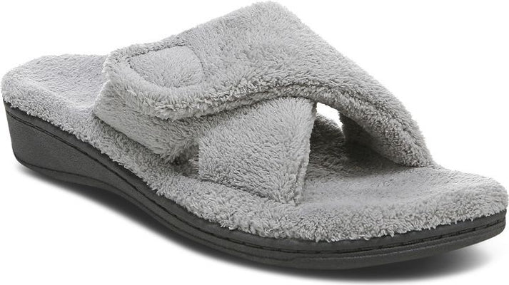 Vionic Slippers Indulge Relax Light Grey